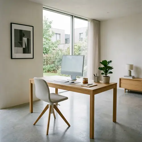 Minimalistic Workplace Design for Calm Focus