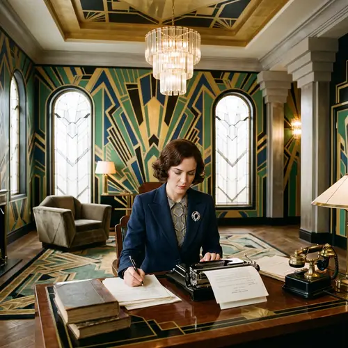 Professional Art Deco Style: Embody Elegance & Focus