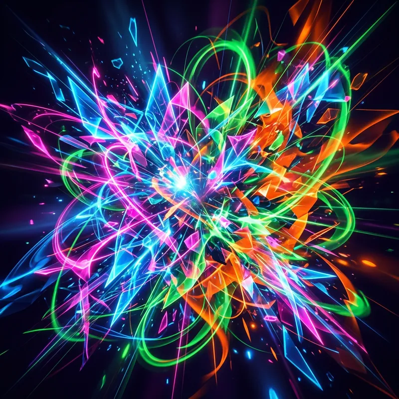 Abstract & Vibrant Colors Artwork Abstract & Vibrant Colors Artwork