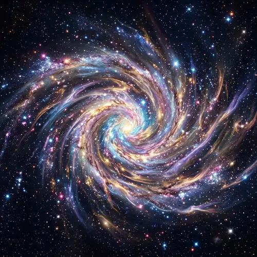 Ethereal Galaxy Vista: Celestial Beauty and Wonder