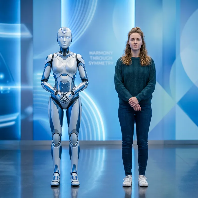 Robot and Human Reflecting in Symmetry Robot and Human Reflecting in Symmetry