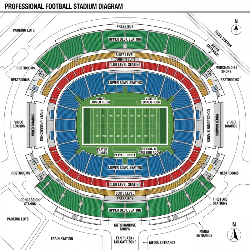 Prince Abdul Aziz Stadium Diagram - Football Layout