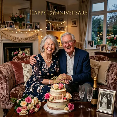 Heartfelt Anniversary Image for Parents