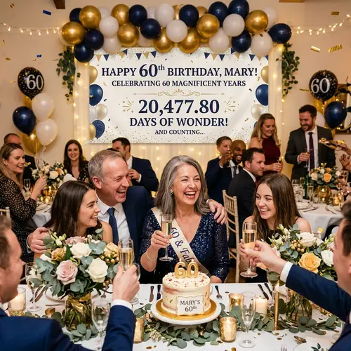 Celebrate Your 60th Birthday in Style