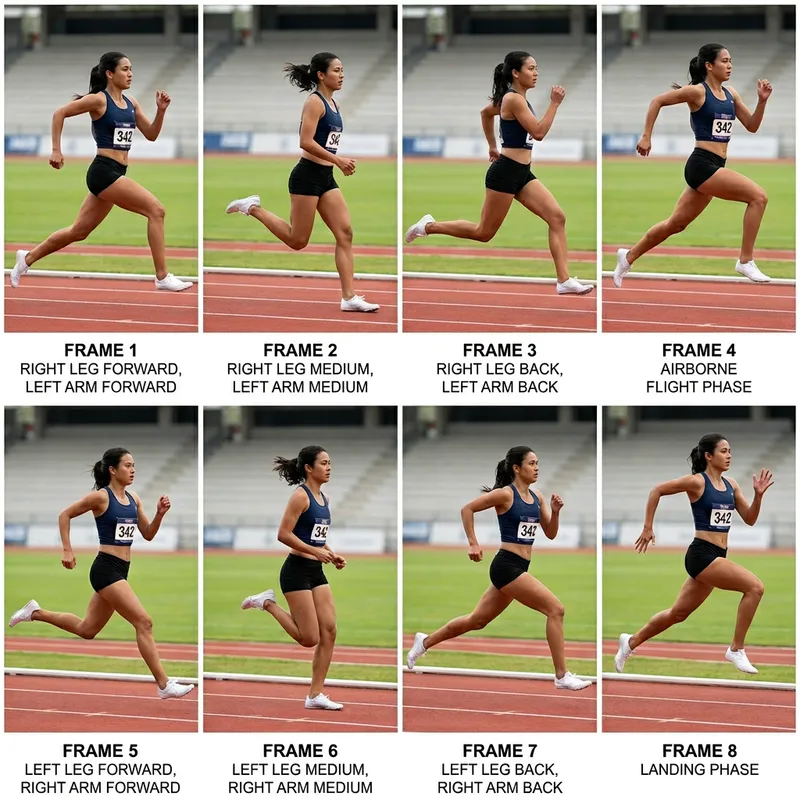 Dynamic Running Poses for Athletes Dynamic Running Poses for Athletes