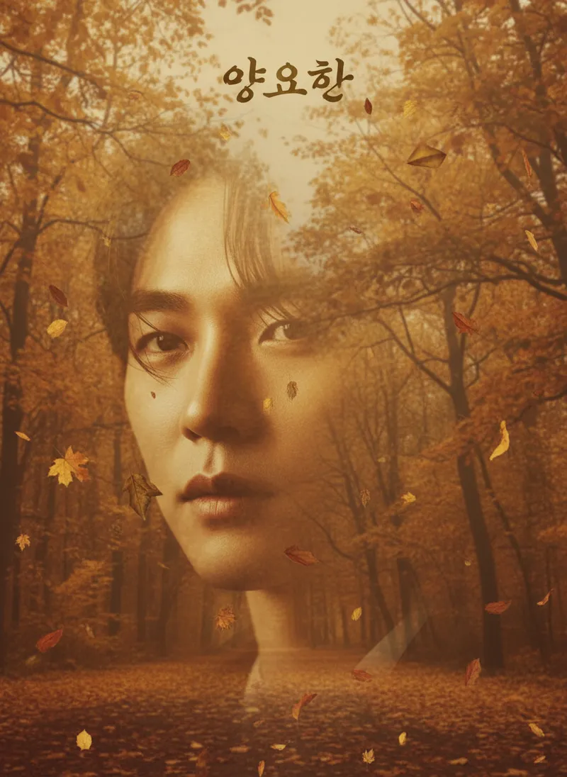 Emotional Korean Ballad Album Cover Design