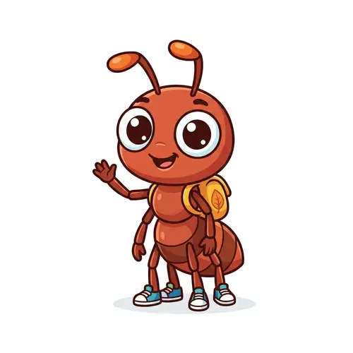 Ant with Big Eyes Vector for Mobile Game