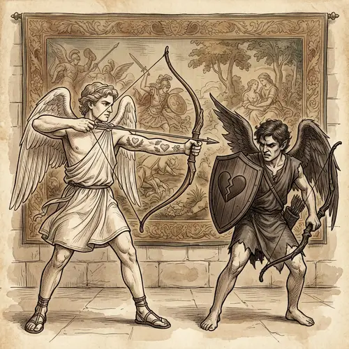 Cupid's Battle of Love and Malevolence