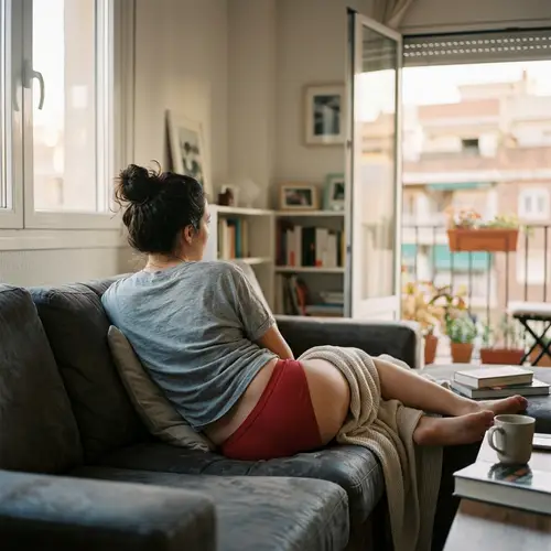Usando Calcinha Vermelha: Estilo e Confiança