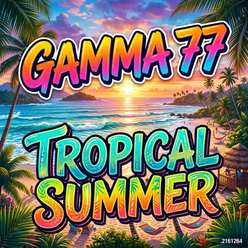 Gamma 77 - Tropical Summer CD Cover Design