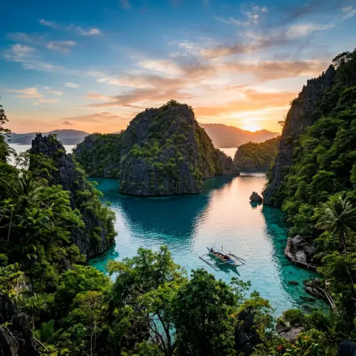 Serene Lagoon in the Philippines | Purity & Authenticity Among Verdant Mountains