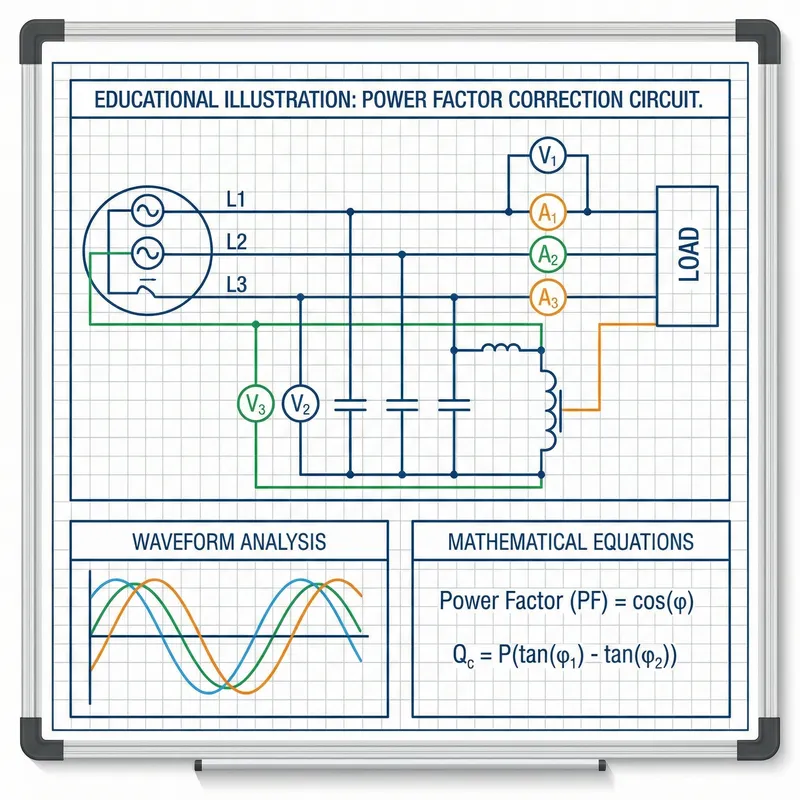 Improve Power Factor: Circuit, Monitoring & Correction