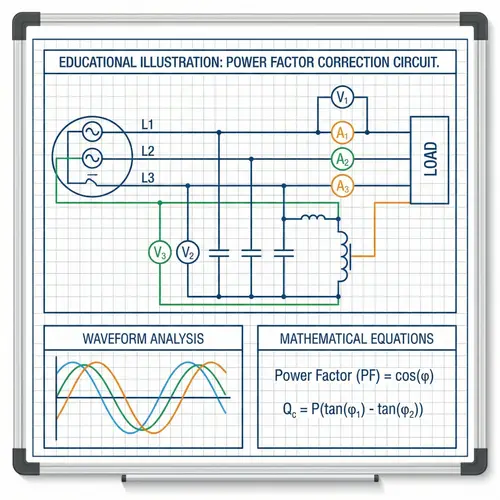 Power Factor Correction Circuit: Components, Monitoring & Waveforms