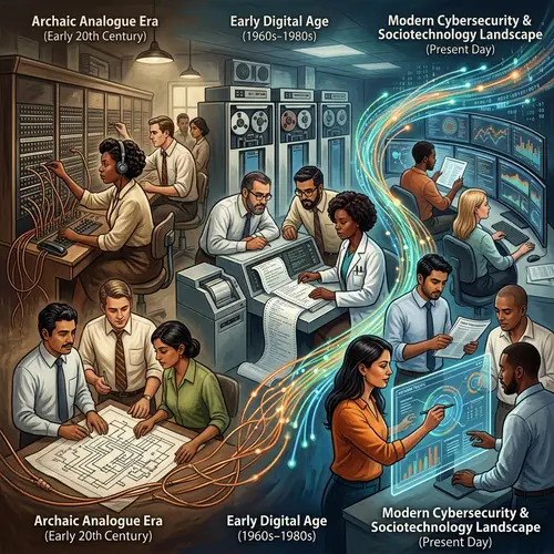 Evolution of Sociotechnology and Cybersecurity Interaction