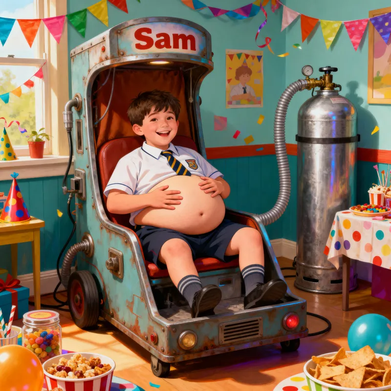 Sam's Joyful Tickle Machine Adventure