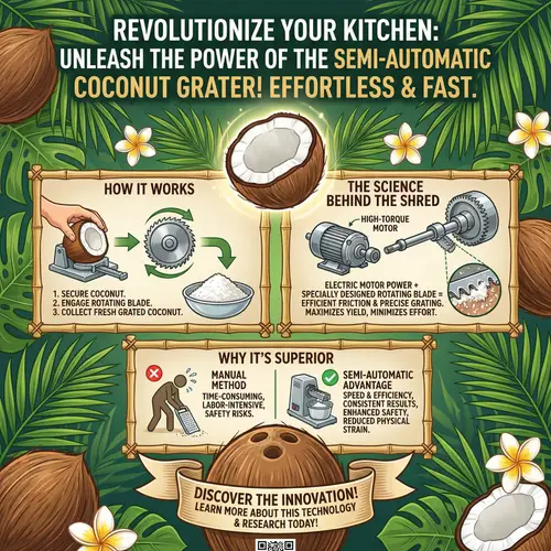 Semi-Automatic Coconut Grater | Innovative Design