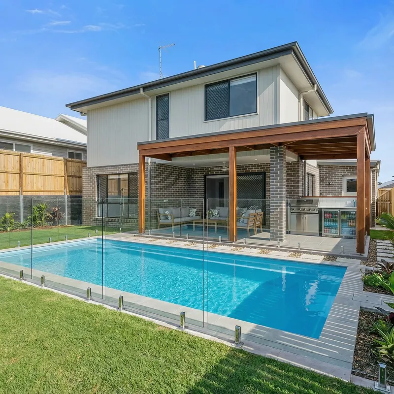 Stunning 6x3m Pool with Glass Fencing & Covered Patio
