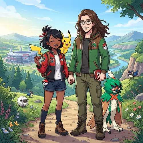 Pokemon Trainer Couple: Diverse Characters