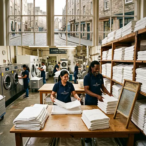 Professional Linen Laundry Service | Washing & Folding