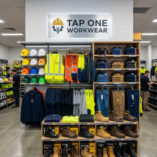 Tap One Workwear Clothing Supplies - Safety Helmets, Vests, Jeans & More