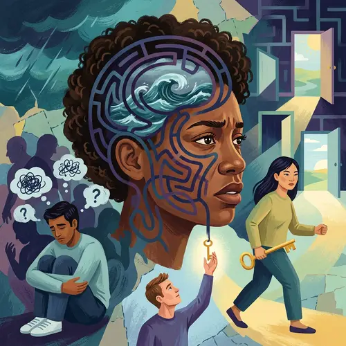 Anxiety in Mental Health: Symbolic Visual Representation for Understanding