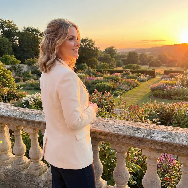 Beautiful Woman in Stunning Garden