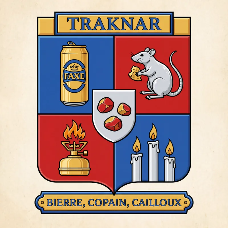 Stylish Coat of Arms Design Inspired by France