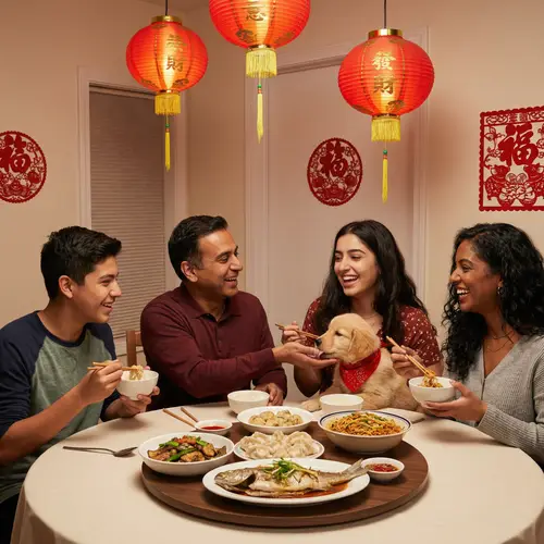 Multicultural Family Reunion Dinner | Chinese New Year Celebration