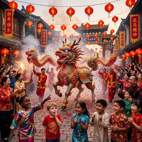 Vibrant Qilin Celebration | Chinese New Year Festivities