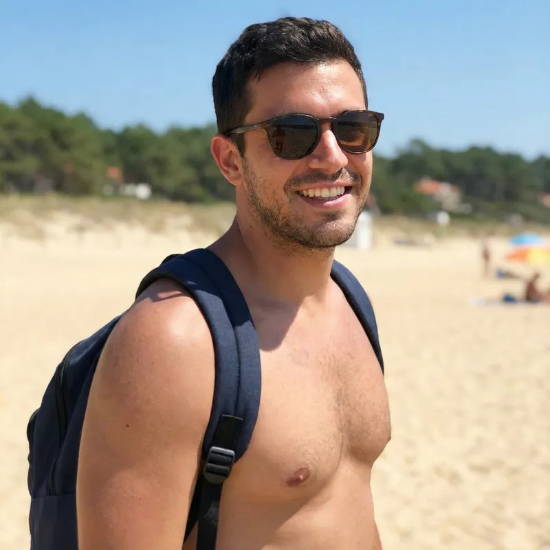 Shirtless Man Photo Editing