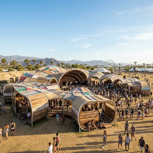 Coachella's Modular Structure: Harmonizing Nature & Art