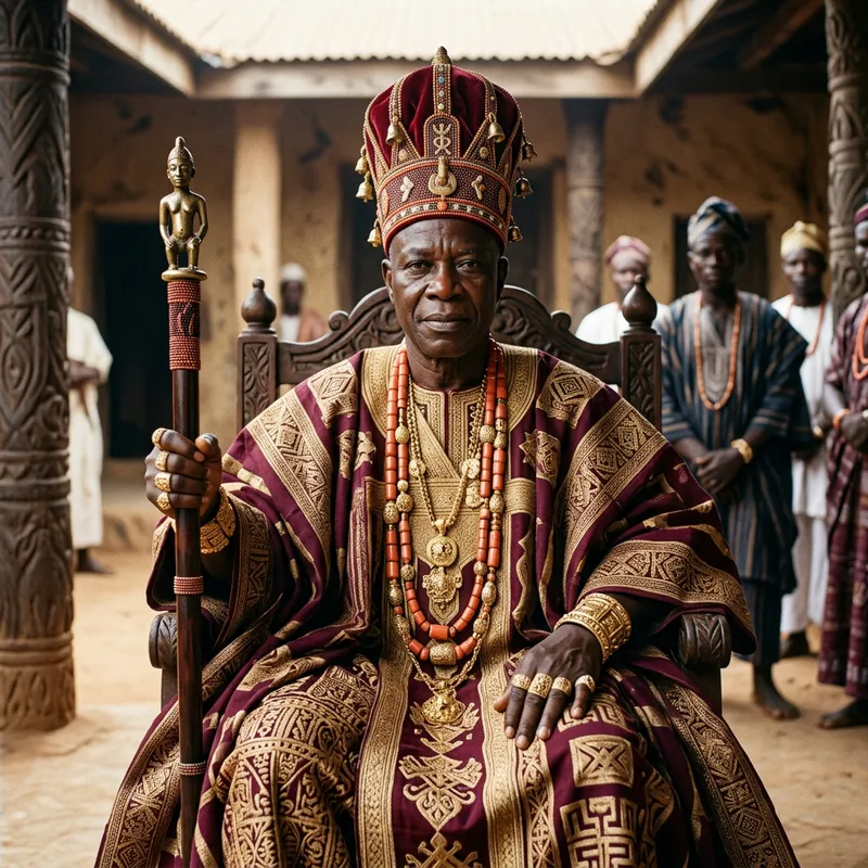 Mansa Musa in Nigerian Royal Attire: Symbol of Wealth and Status