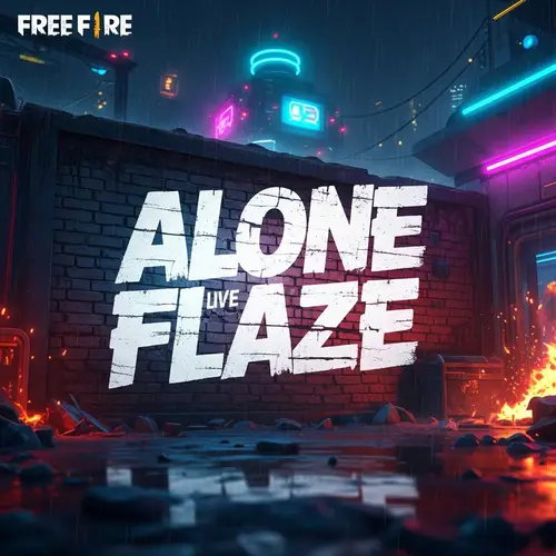 Beautiful Free Fire Background with Alone Flaze Live