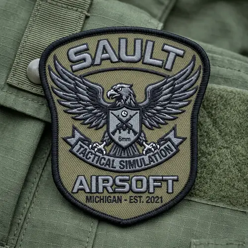 Sault Airsoft Military Patch - Modern Design