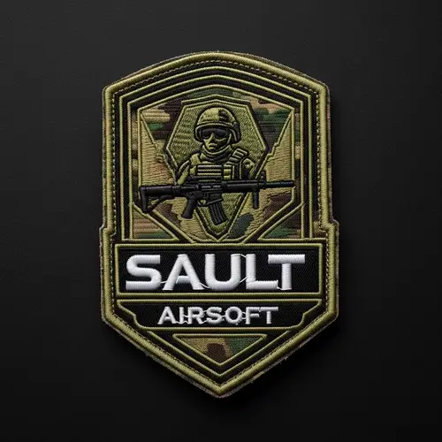 Sault Airsoft Military Patch - Modern Design