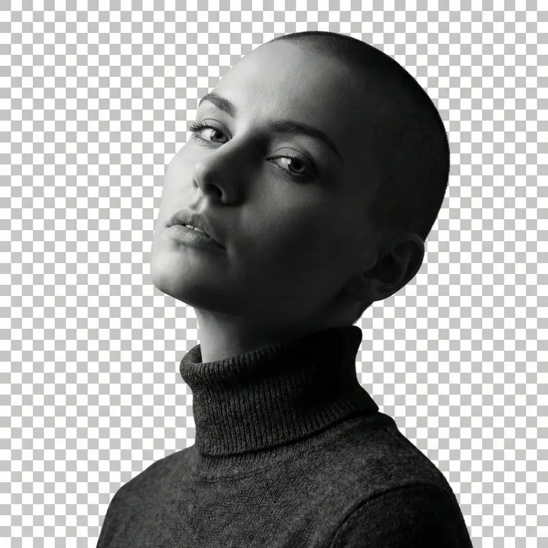 Captivating Monochrome Female Model Photography Captivating Monochrome Female Model Photography