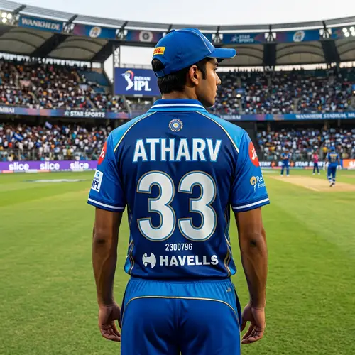Cricket Mi Jersey - Atharv No.33