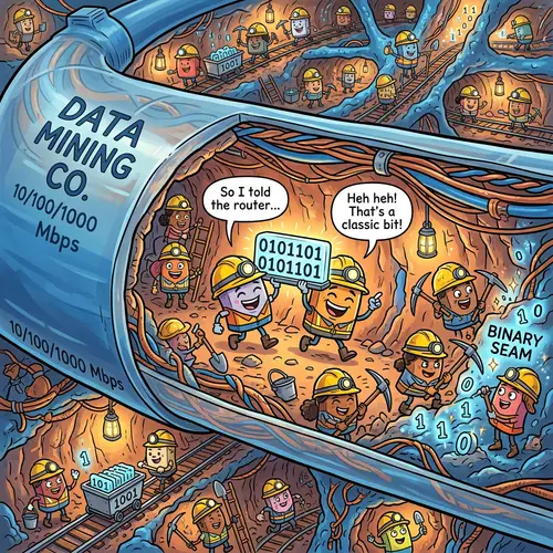 Data Packet Miners: A Humorous Network Tunneling Adventure