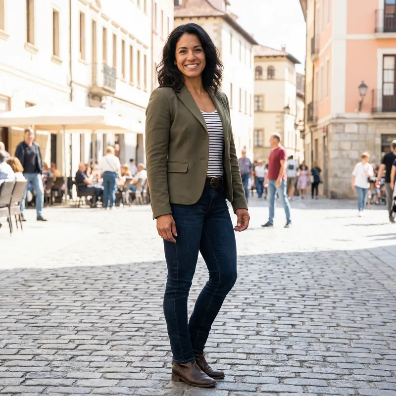 Georgina Rodriguez: Elegant Hispanic Brunette in Stylish Outfit