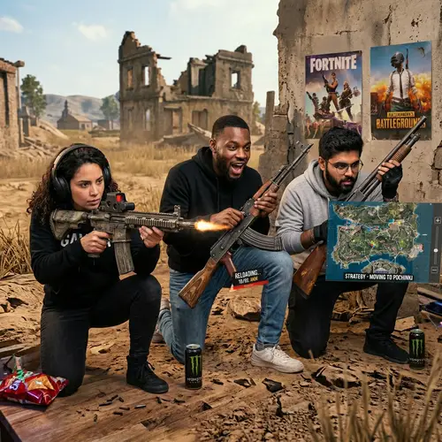 Multiplayer Battle Royale Game: Intense Action with Friends