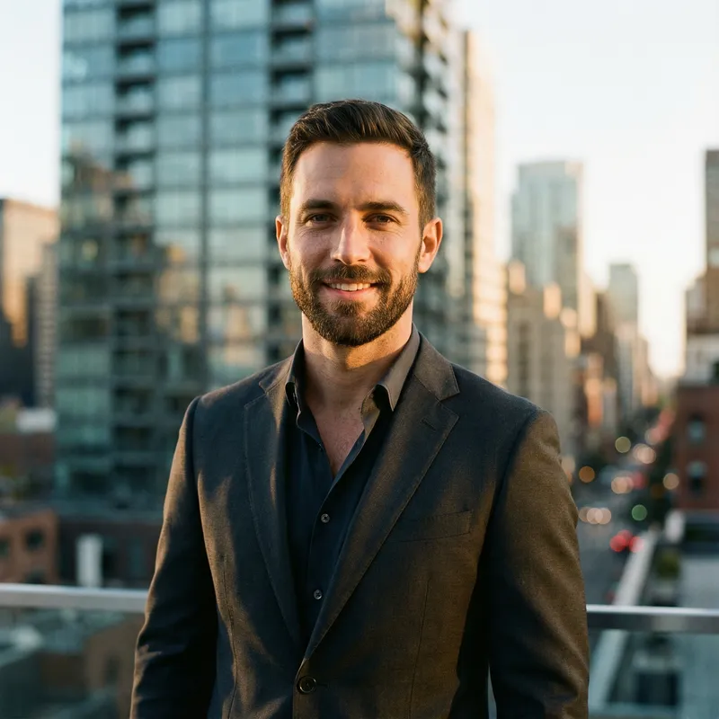 Charismatic Portrait of a Confident Man