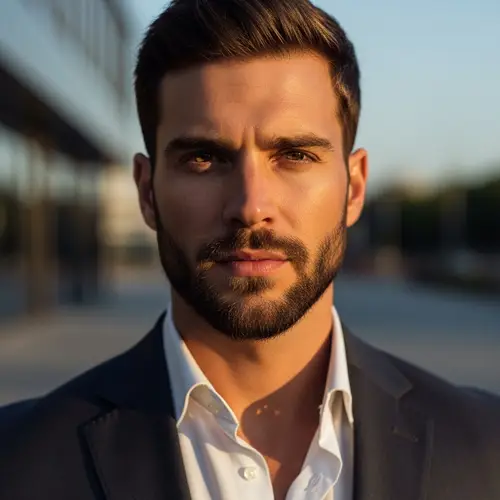 Charismatic Portrait of a Confident Man