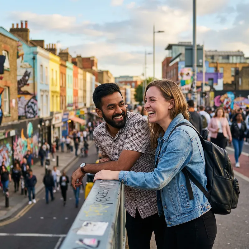 Close-Knit Friendship Across Cultures: South Asian Male & Caucasian Female Besties Close-Knit Friendship Across Cultures: South Asian Male & Caucasian Female Besties