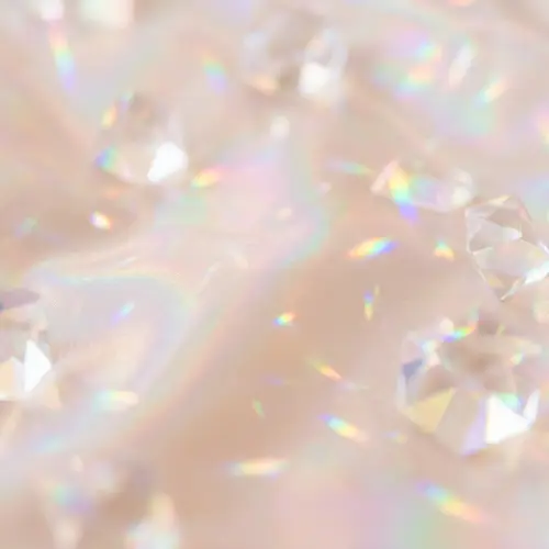 Calm Pastel Beige with Iridescent Background