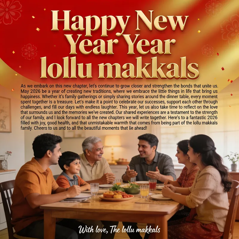 Happy New Year from Lollu Makkals!