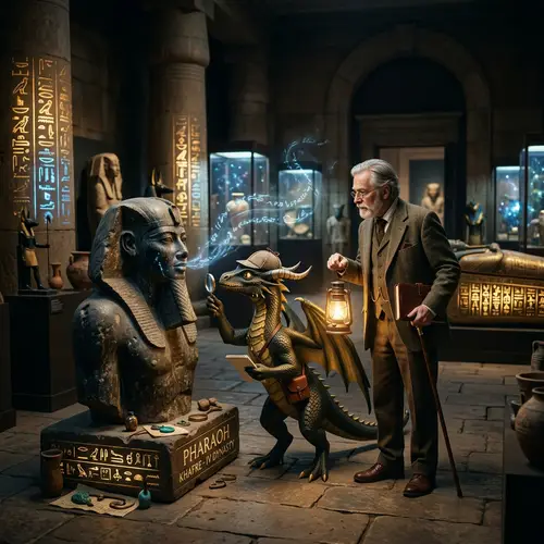 Detective Dragon Ember & Professor Everbright Uncover Pharaoh's Secrets
