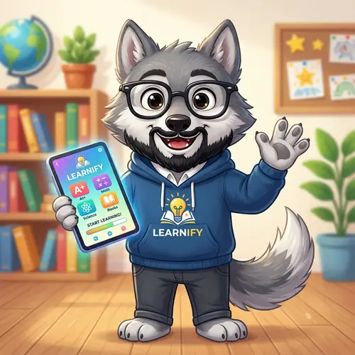 Learn with Our Grey Wolf Mascot