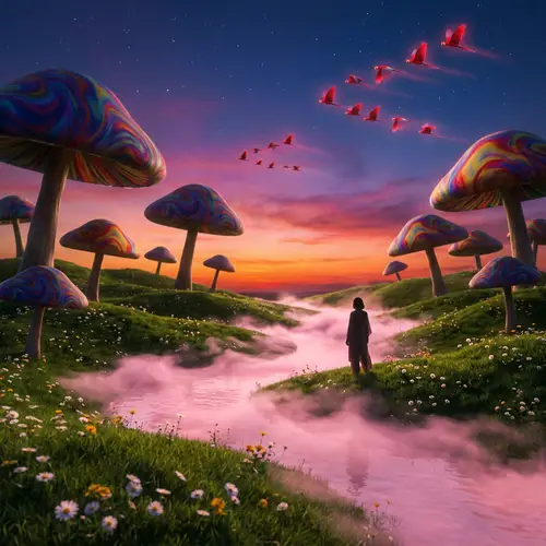 A Surreal Dreamscape: Nature's Fantasy Unveiled