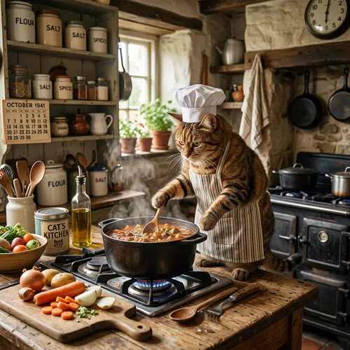 Gato Cocinando: Recipes with a Feline Twist