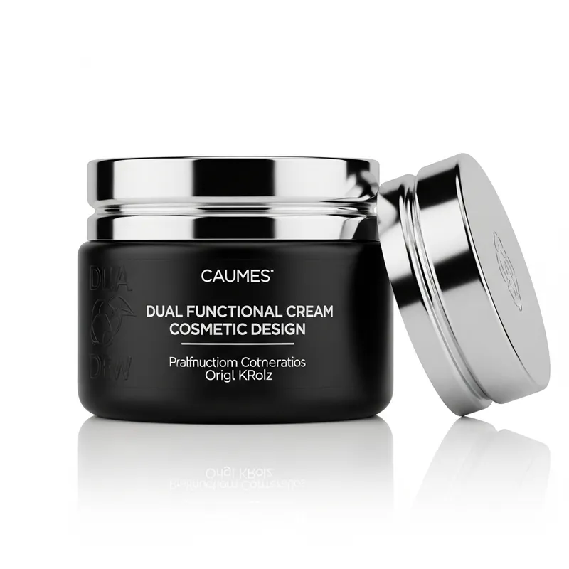 Dual-Function Cream Cosmetic Packaging Design
